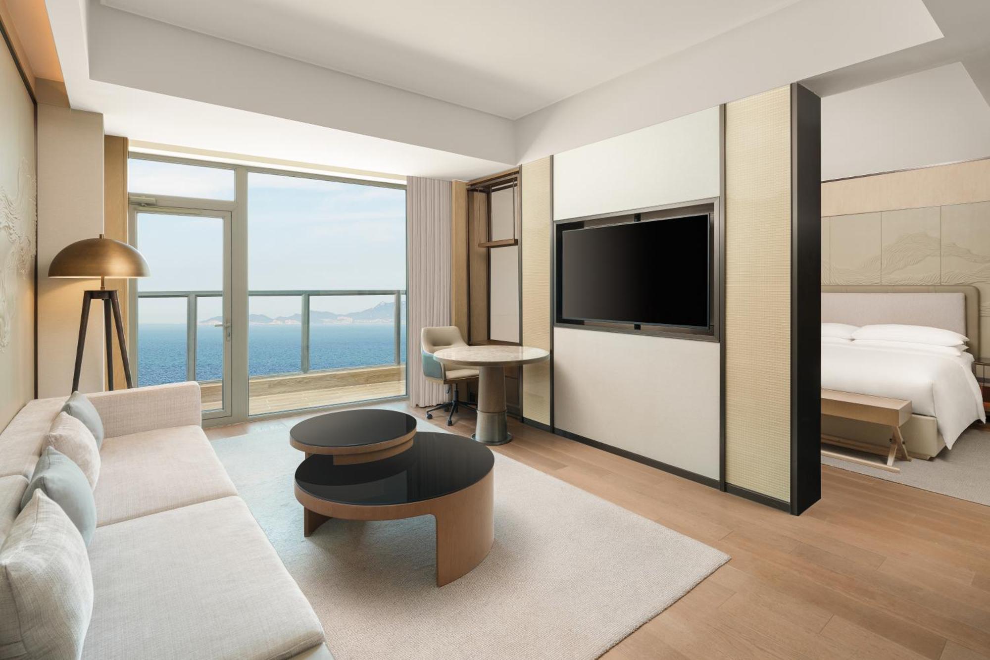 Yantai Marriott Hotel Exterior foto